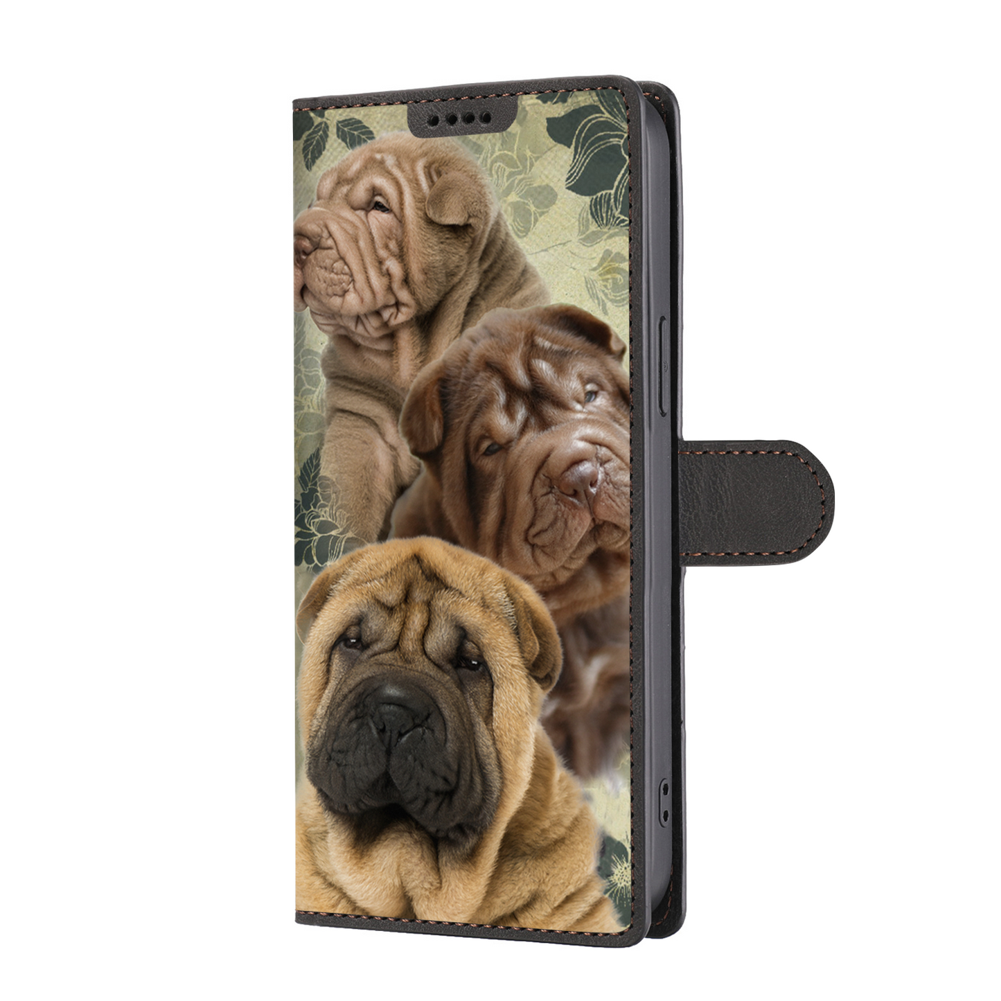 Vintage Shar Pei Wallet Case