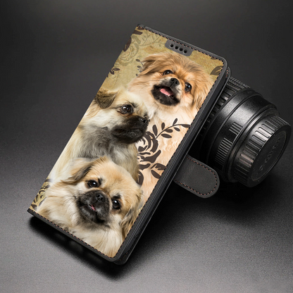 Vintage Tibetan Spaniel Wallet Case