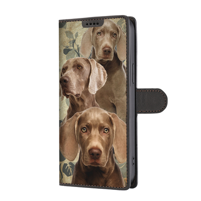 Vintage Weimaraner Wallet Case