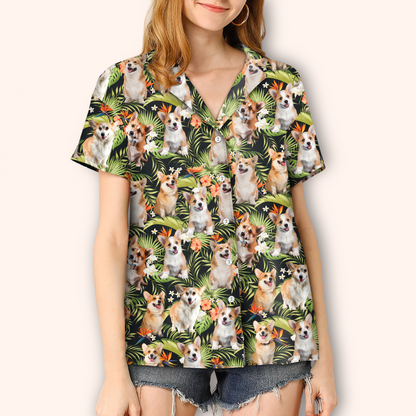 Welsh Corgi - Hawaiian Shirt V1