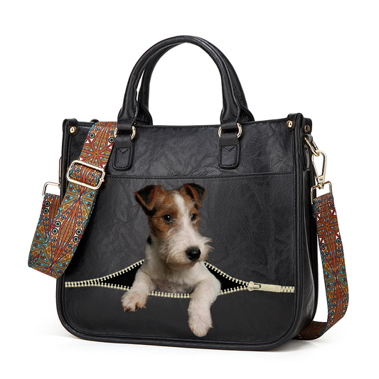 Wire Fox Terrier PetPeek Handbag V1