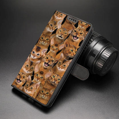 Vous aurez une bande de chats abyssins - Wallet Case V1
