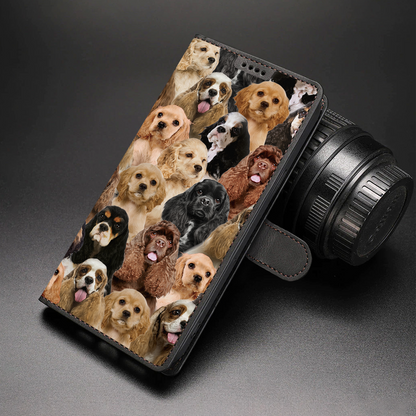 Sie werden einen Haufen amerikanischer Cocker Spaniels haben – Wallet Case V1