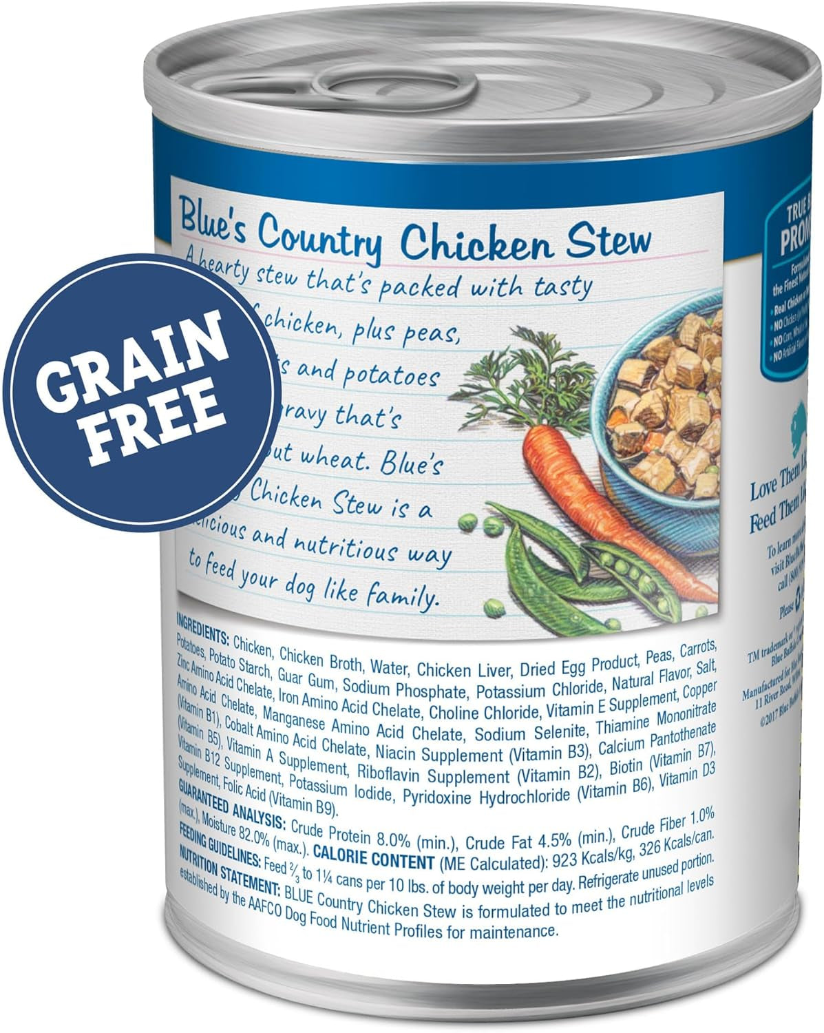 Blue Buffalo Blue'S Stew Grain Free Natural Adult Wet Dog Food