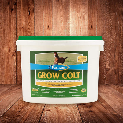 Farnam Grow Colt Supplement for Growth & Development, Supports Normal, Consistent Growth in First Years of Foal'S Life