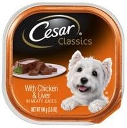 Adult Wet Dog Food Classic Loaf in Sauce Poultry Variety Pack,. Easy Peel Trays with Real Chicken, Turkey or Duck, 3.5 Ounce (Pack of 24)