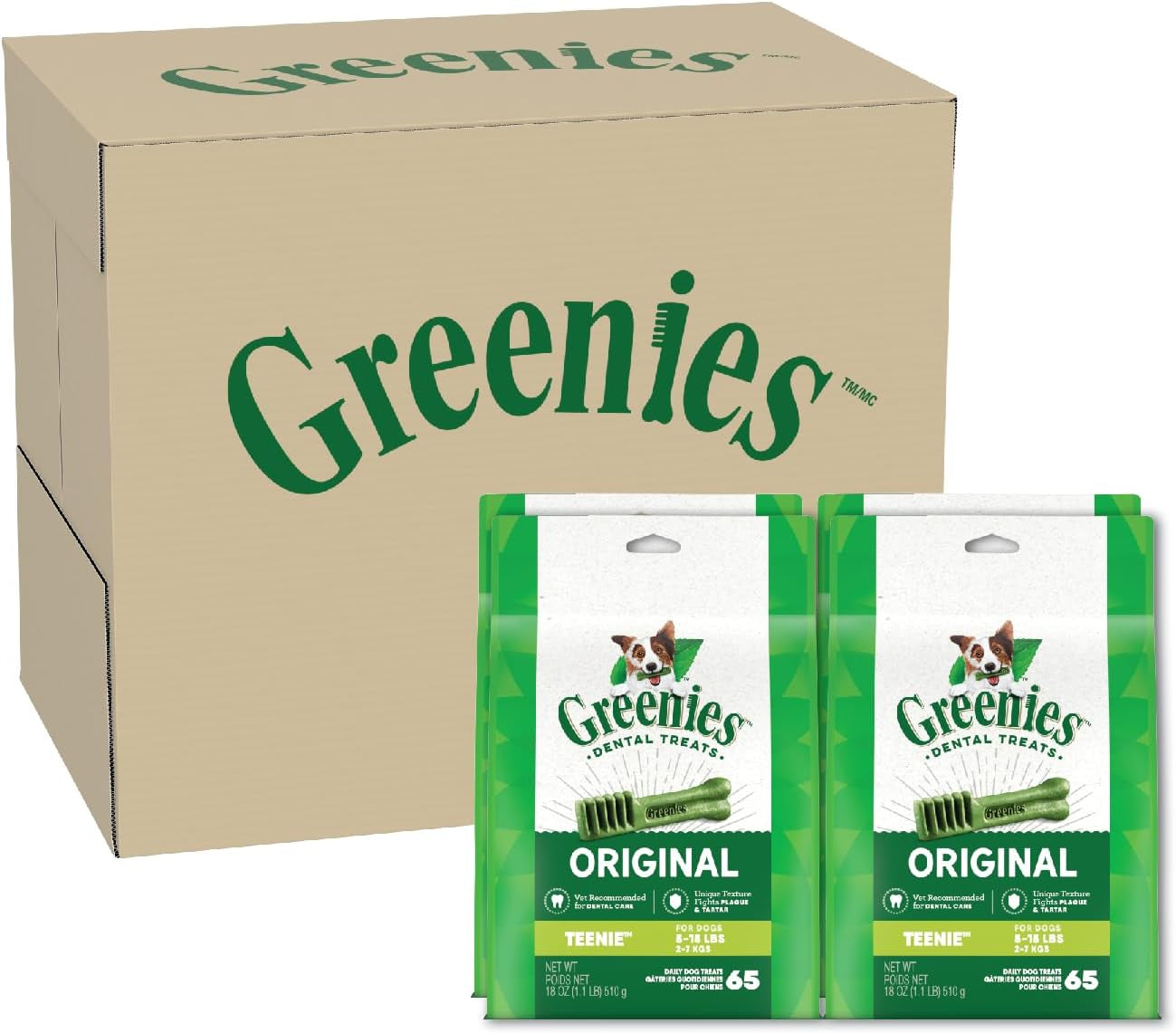 Greenies Original Petite Natural Dental Care Dog Treats