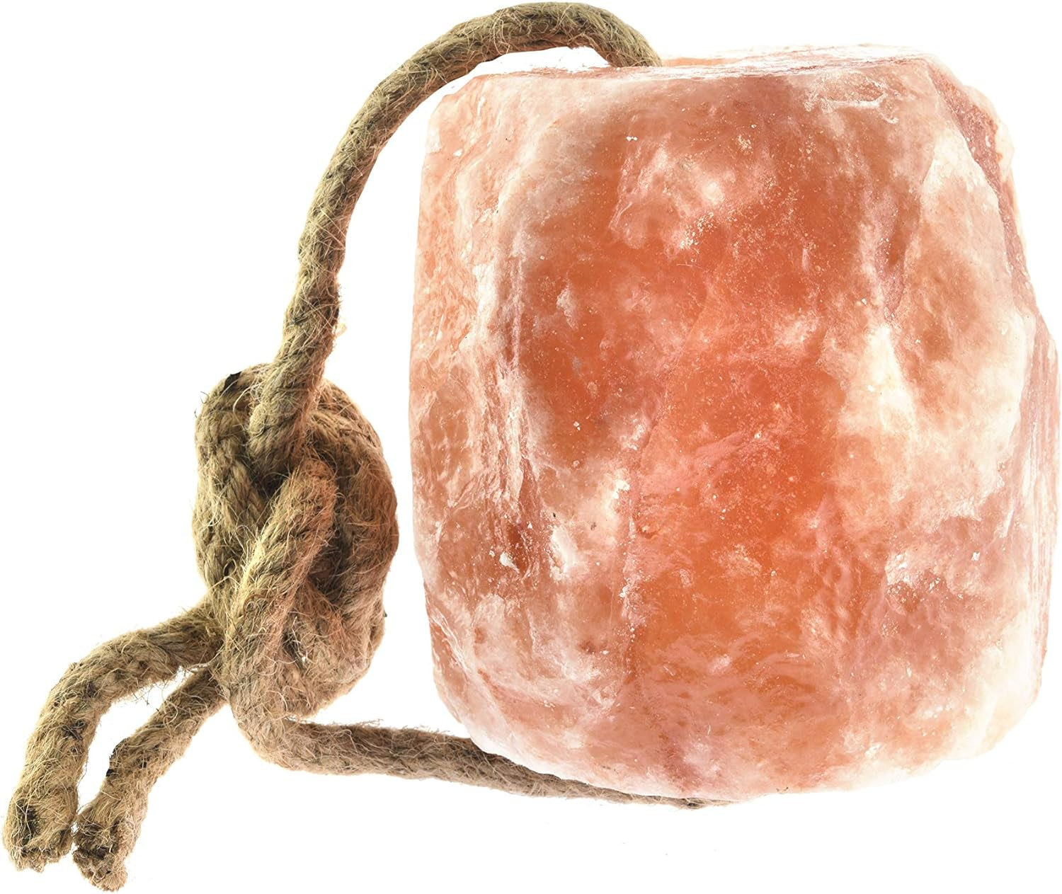 Himalayan Salt Lick 6 Lbs on Rope for Horse, Deer, Goat, and Livestock Animals - Himalayan Salt Block 2 Pack