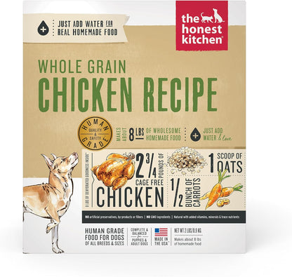 The Honest Kitchen Human Grade Dehydrated Whole Grain Dog Food - Complete Meal or Topper