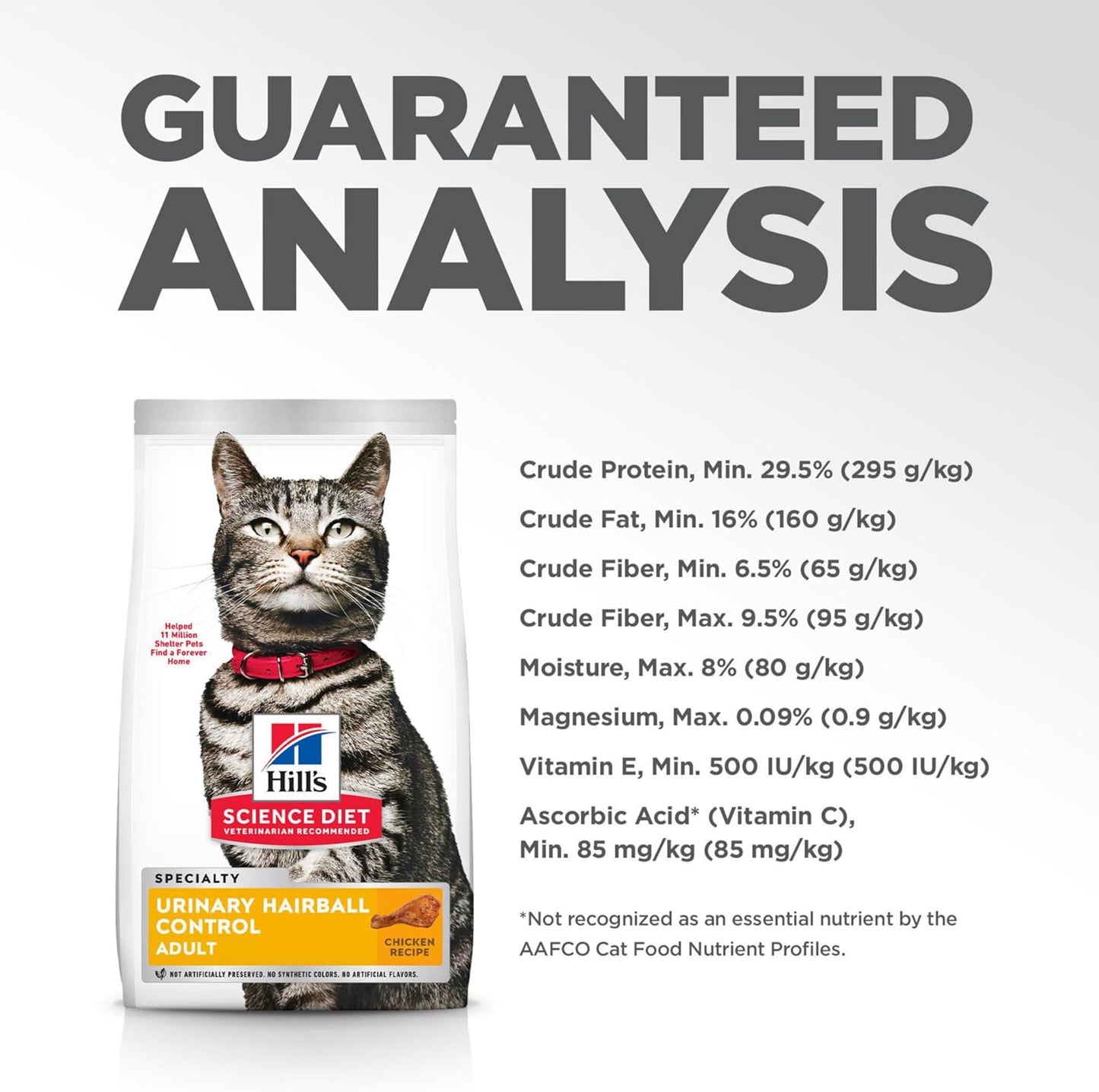 Hill'S Science Diet Urinary Hairball Control, Adult 1-6, Urinary Track Health & Hairball Control Support, Dry Cat Food, Chicken Recipe