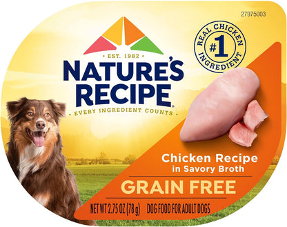 Nature'S Recipe Grain Free Wet Dog Food - Real Chicken