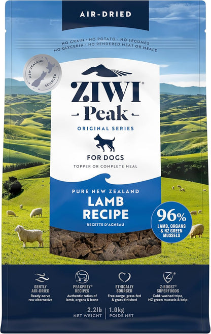 ZIWI Peak Air-Dried Dog Food - All Natural, High Protein, Grain Free, Limited Ingredient with Superfoods