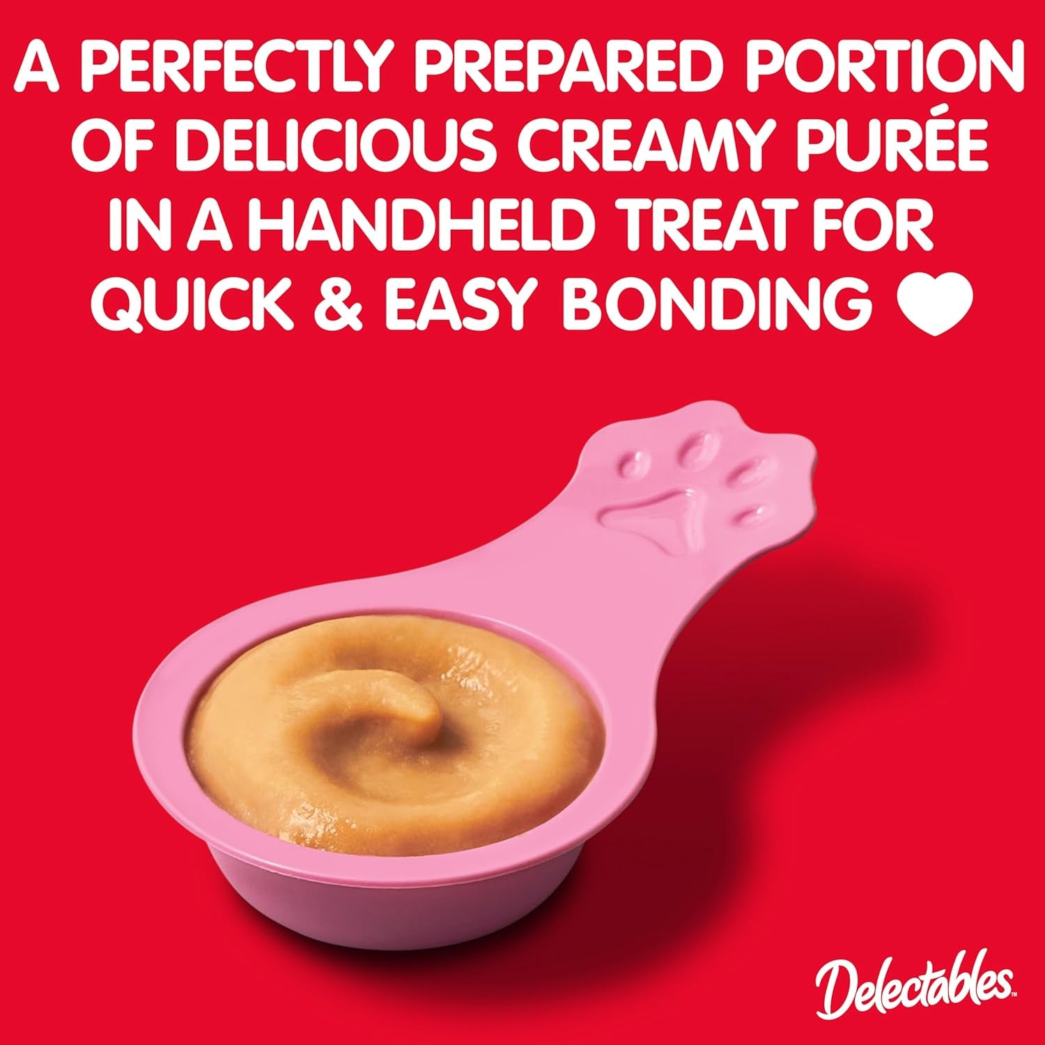 Hartz New Delectables Lickable Spoon Interactive Lickable Cat Treats for Quick & Easy Bonding