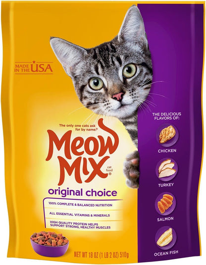 Original Choice Dry Cat Food, 6.3 Pound, Complete & Balanced Nutrition