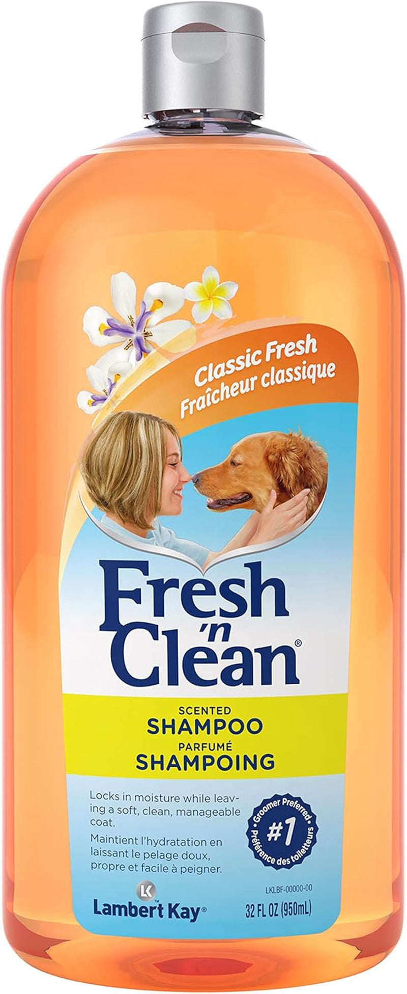 Pet-Ag Fresh ’N Clean Scented Shampoo, Classic Fresh Scent - Moisturizes with Vitamin E & Aloe Vera - Strengthens & Repairs Coats - Soap Free