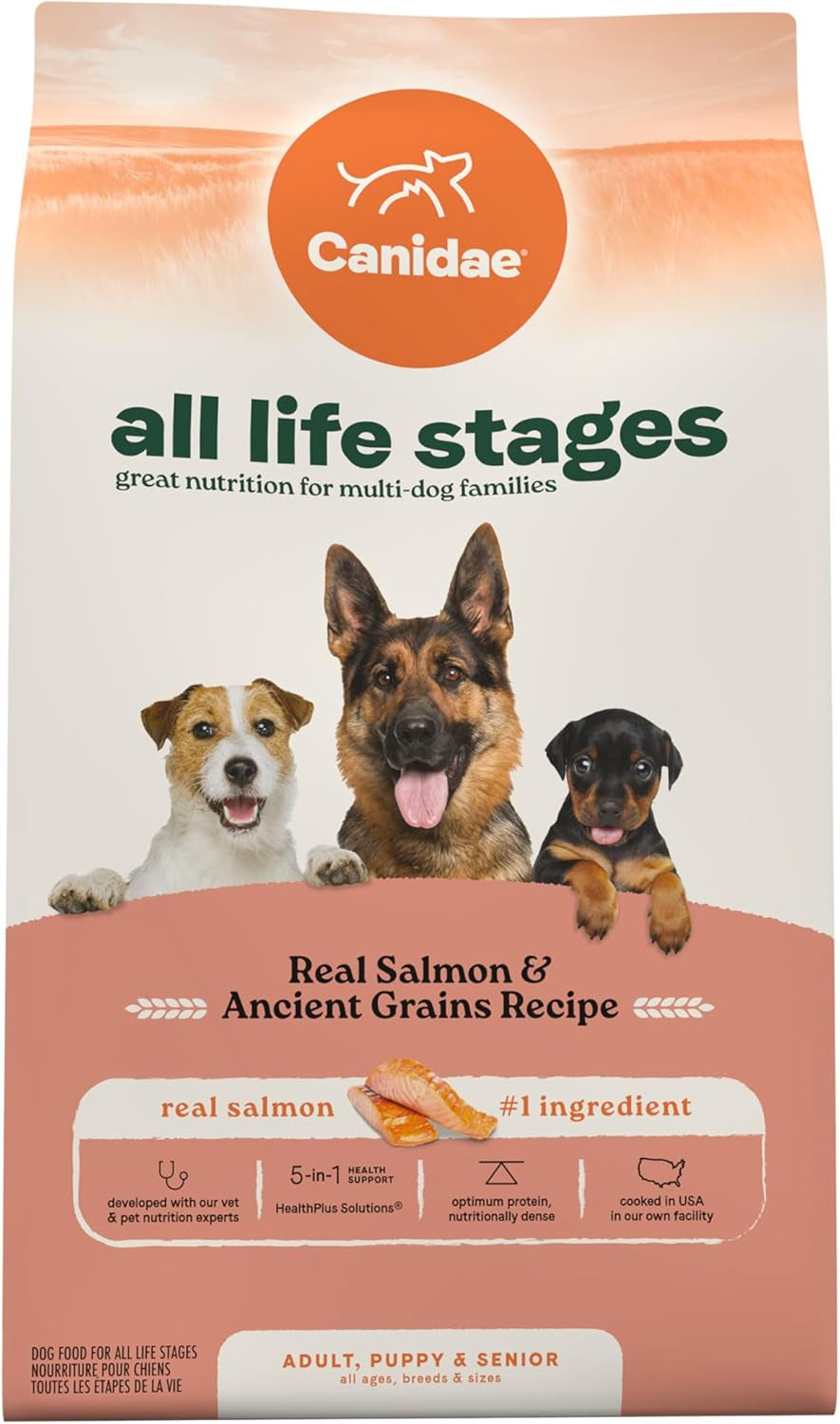 Canidae All Life Stages Premium Dry Dog Food for All Breeds, High Protein Premium Dry Dog Food for All Ages