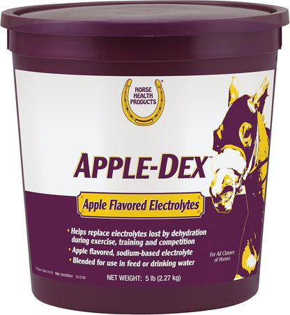 Farnam Horse Health Apple-Dex Apple Flavored Electrolytes for Horses 5 Pound