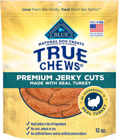 Blue Buffalo True Chews Premium Jerky Cuts Dog Treats, Made in the USA with Natural Ingredients