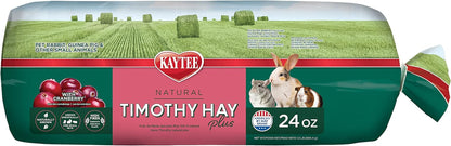 Kaytee Timothy Hay plus Spearmint/Marigold/Carrot 3 Flavor Variety Pack for Pet Guinea Pigs, Rabbits & Other Small Animals, 60 Ounce (Pack of 1)