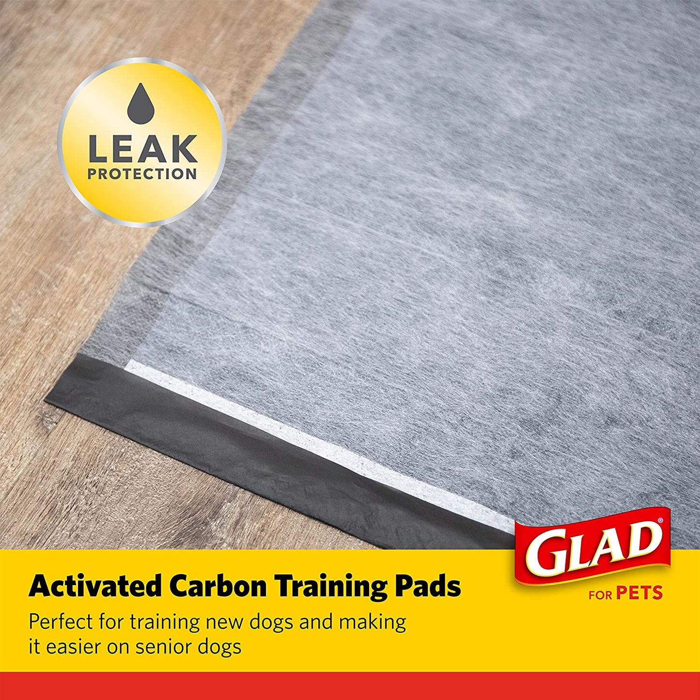 for Pets Black Charcoal Puppy Pads - Super Absorbent Disposable Dog Pee Pads, Potty Training Pads, and Pet Supplies - Dog Pee Pads for Crate Training and Indoor Use 23" X 23" - 100 Count