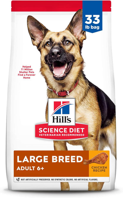 Hill'S Science Diet Large Breed, Senior Adult 6+, Large Breed Senior Premium Nutrition, Dry Dog Food, Chicken Recipe