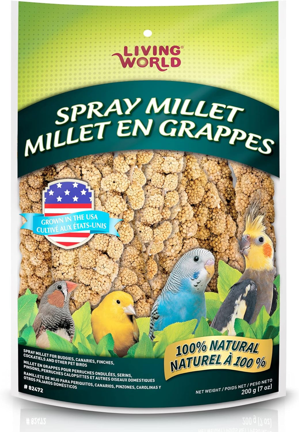 - Spray Millet, 17.6 Oz - Premium Treat for Budgies, Canaries, Finches, Cockatiels and Other Pet Birds