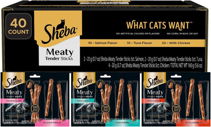 Sheba Meaty Tender Sticks Soft Cat Treats