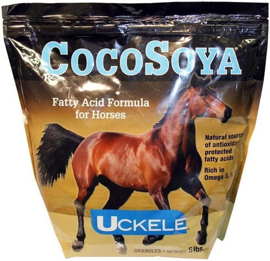 Cocosoya Granular Horse Supplement - Omega Fatty Acid Supplement for Horses - Equine Vitamin & Mineral Supplement - 5Lb