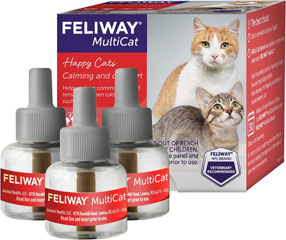 Multicat Calming Pheromone, 30 Day Refill - 3 Pack