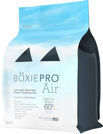 Boxie® Probiotic 40 Day Natural Odor Control Cat Litter, Lightweight Plant Based Kitty Litter