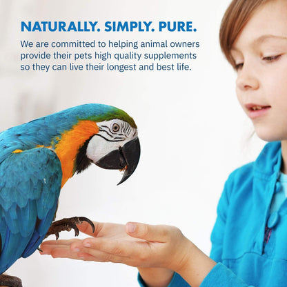 Healthygut™ Avian Probiotics Dietary Supplement for Parrots, All-Natural Digestive System Formula