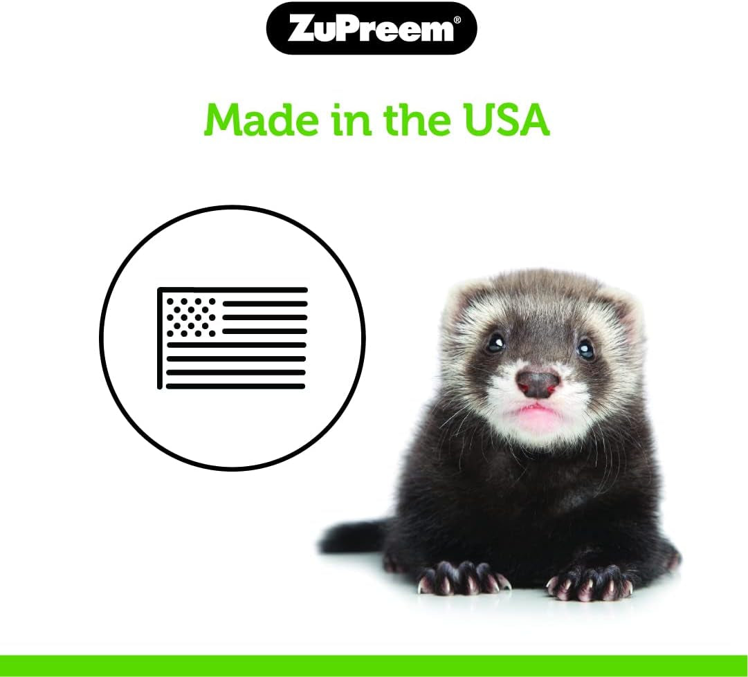 Zupreem Premium Daily Grain Free Ferret Diet Food, Nutrient Dense, Highly Digestible, High Protein Levels