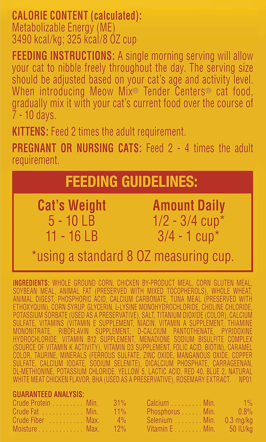 Meow Mix Tender Centers Basted Bites Dry Cat Food, Crunchy outside Meaty Inside