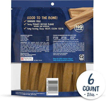 Purina Busy Bone Made in USA Facilities, Long Lasting Small/Medium Breed Adult Dog Chews, Peanut Butter Flavor