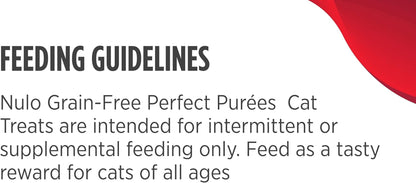 Nulo Freestyle Grain-Free Perfect Purees Premium Wet Cat Treats, Squeezable Meal Topper for Felines, High Moisture Content to Support Cat Hydration