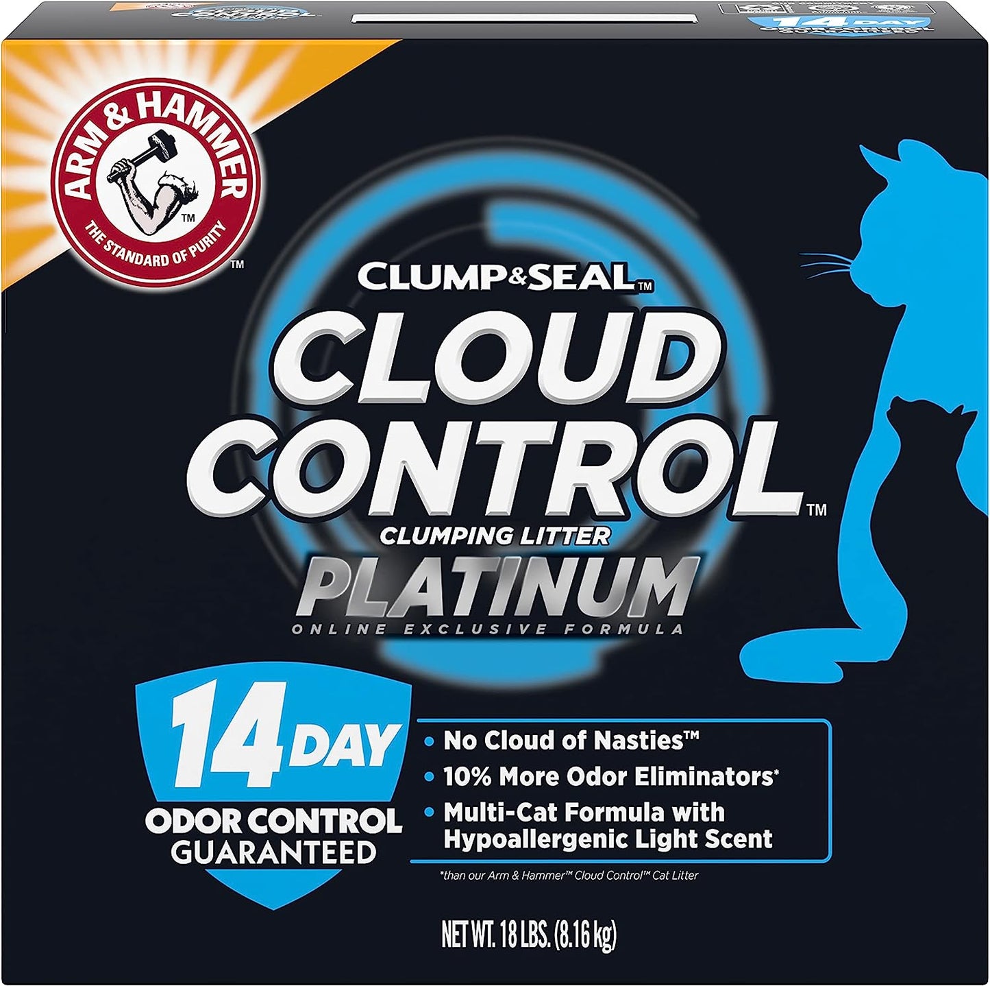 ARM & HAMMER Cloud Control Platinum Clumping Cat Litter