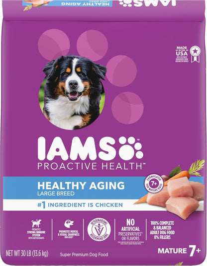 IAMS Proactive Health Healthy Aging Large Breed Adult Dry Dog Food for Mature and Senior Dogs