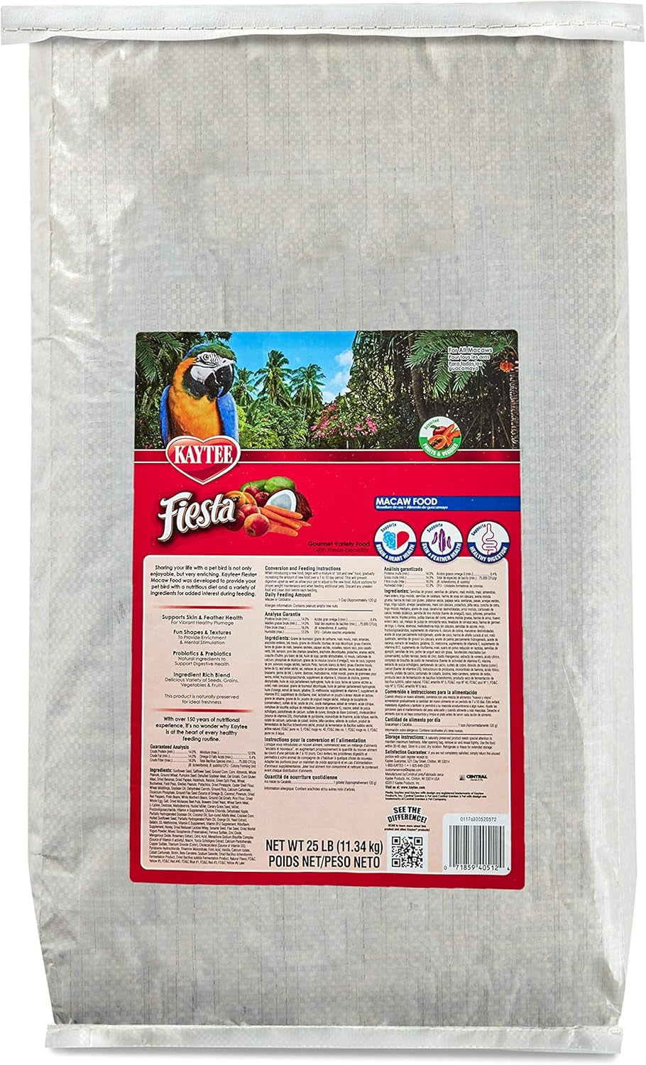 Kaytee Fiesta Macaw Pet Bird Food