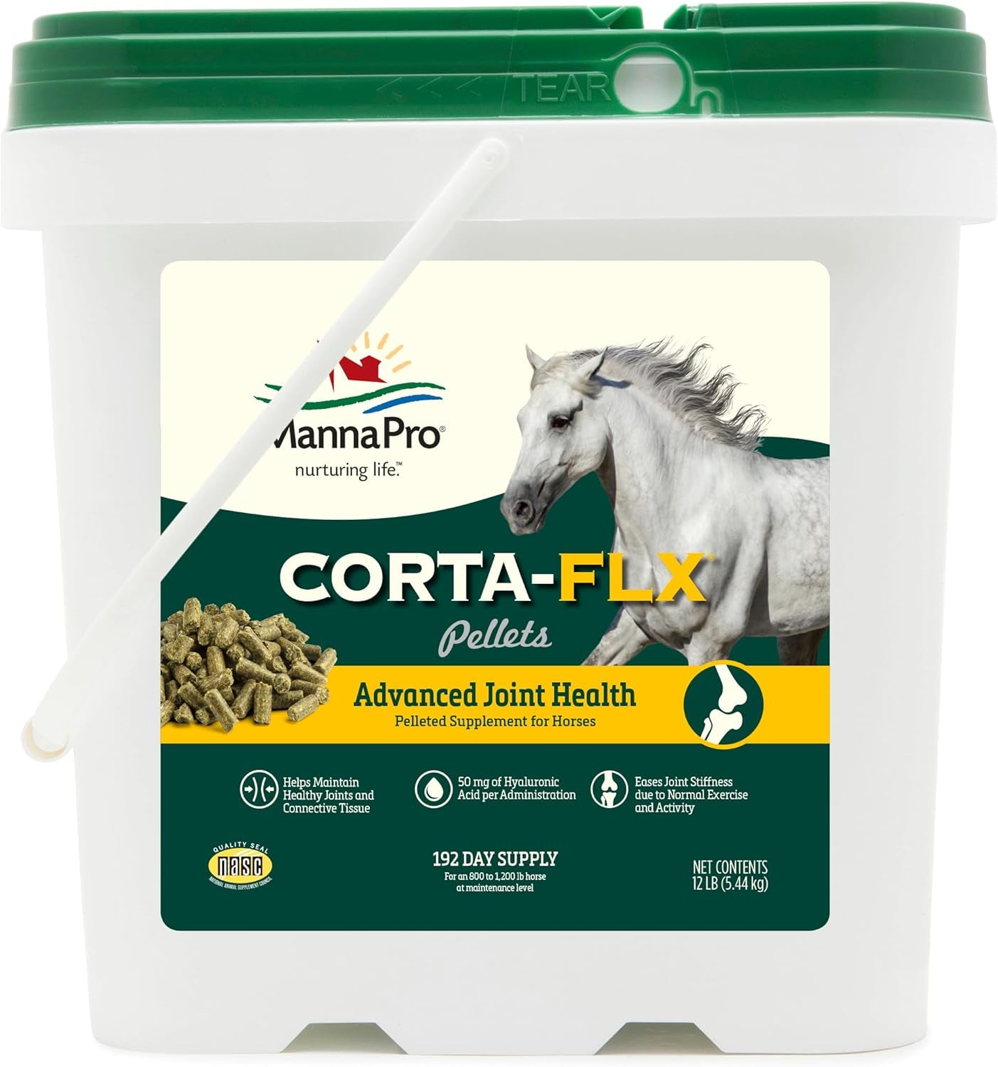 Manna Pro Corta-Flx Equine Joint Supplement, Horse Supplement for Healthy Joints, Quick & Effective Nourishment to Joints Formulated with Vitamins and Minerals