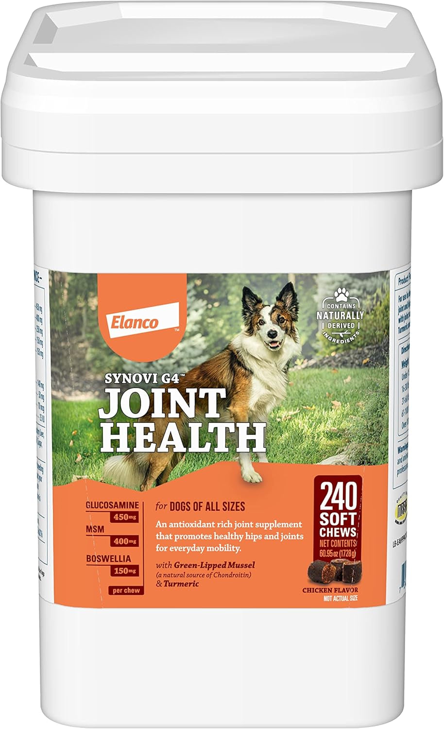 Synovi G4 Dog Joint Supplement Chews, for Dogs of All Ages, Sizes and Breeds