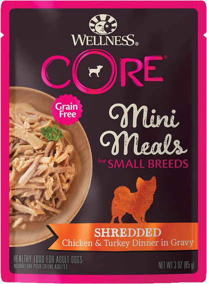 Wellness CORE Natural Grain Free Small Breed Mini Meals Wet Dog Food