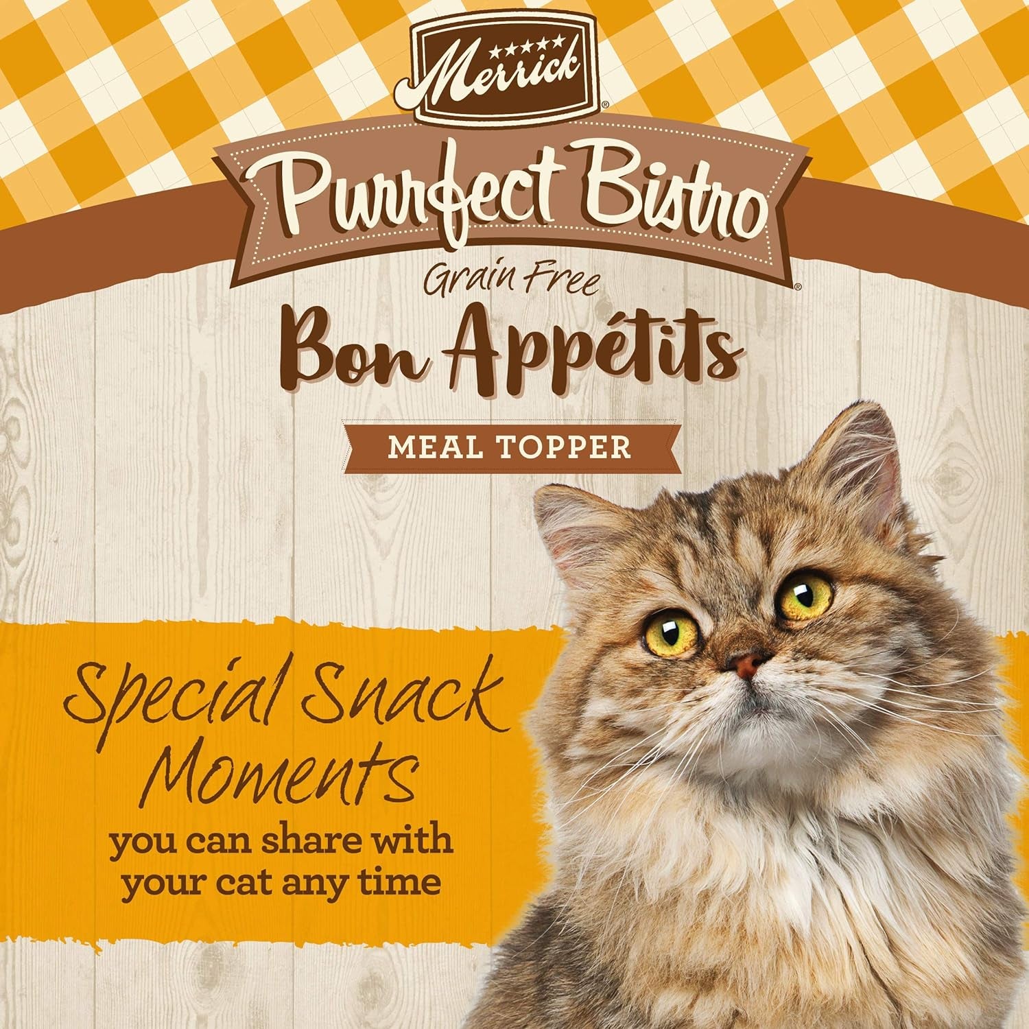 Merrick Purrfect Bistro Bon Appetits Premium Grain Free Wet Cat Food Topper, (Pack of 24) 3 Oz. Pouches