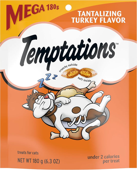 Temptations Classic Crunchy and Soft Cat Treats Tantalizing Turkey Flavor