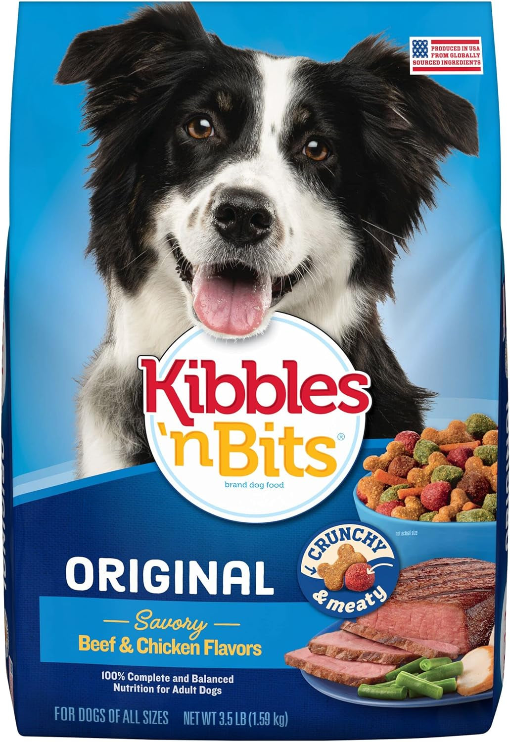 Kibbles 'N Bits Original Savory Beef & Chicken Flavors Dry Dog Food