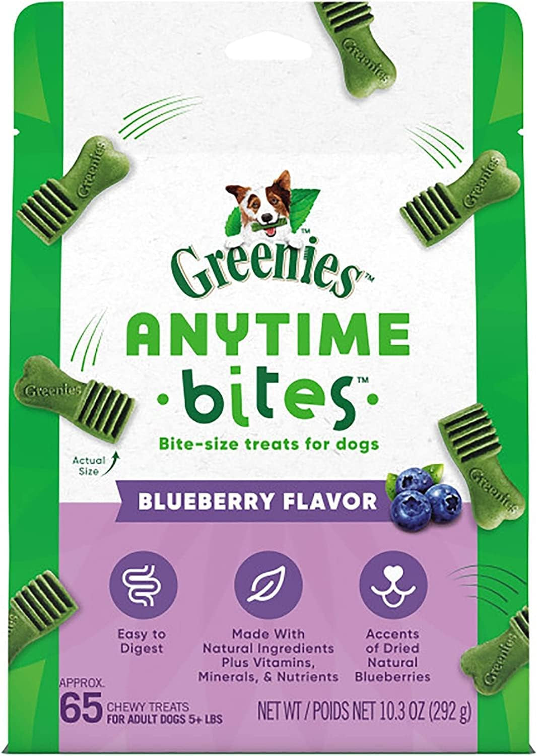 GREENIES ANYTIME BITES Dog Treats, Original Flavor