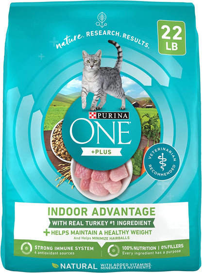 Natural, Low Fat, Weight Control, Indoor Dry Cat Food, +Plus Indoor Advantage - 3.5 Lb. Bag