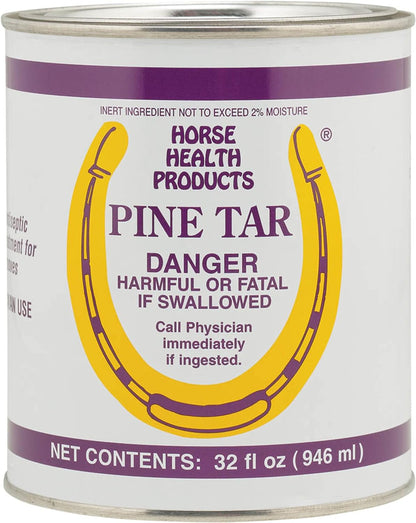 Flagline Horse Health Pine Tar, Natural Topical Antiseptic for Use on Horse Hooves, Helps Retain Moisture, Helps Keep Hooves from Cracking and Splitting