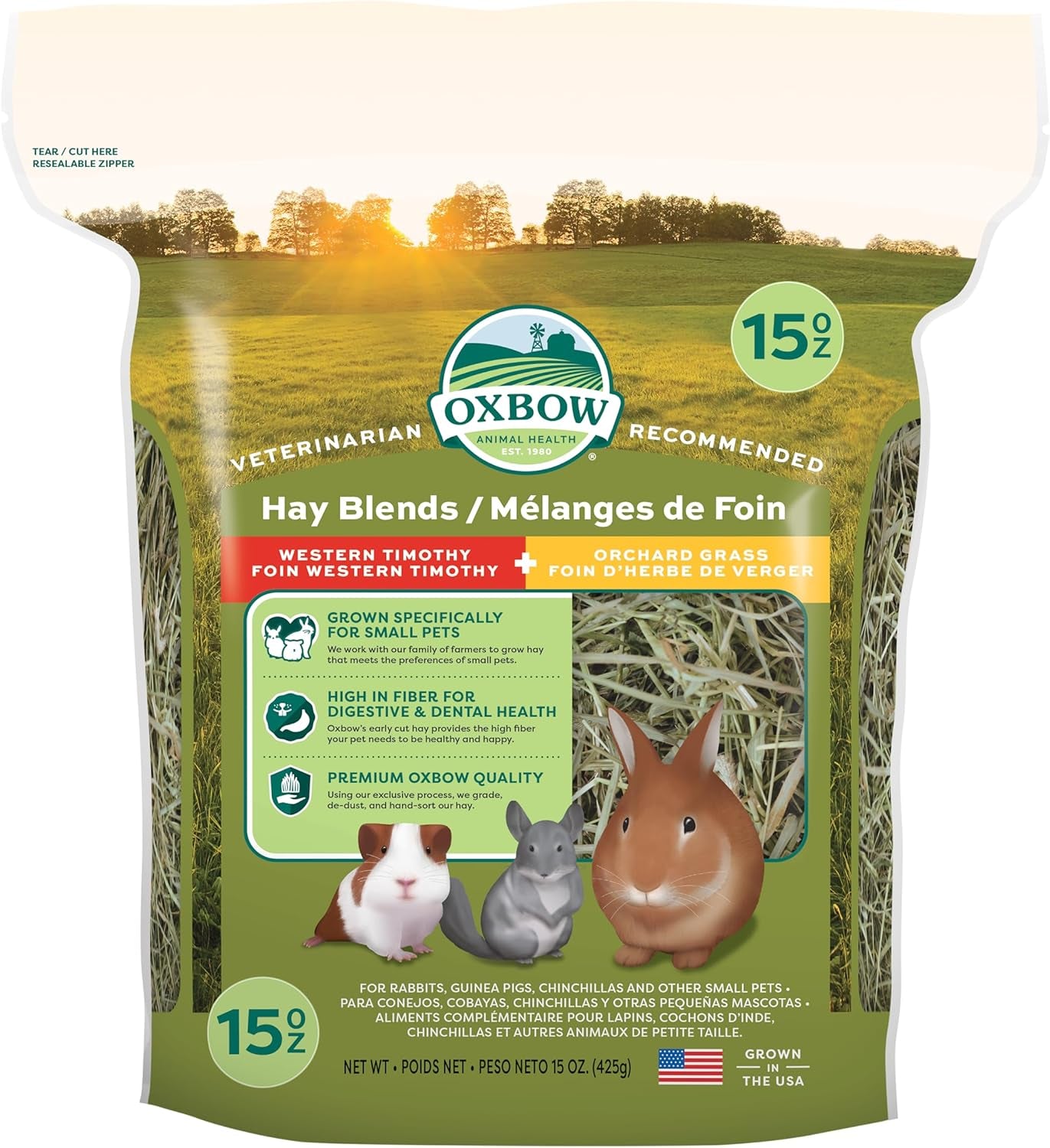 Oxbow Animal Health Oxbow Hay Blends - Western Timothy & Orchard