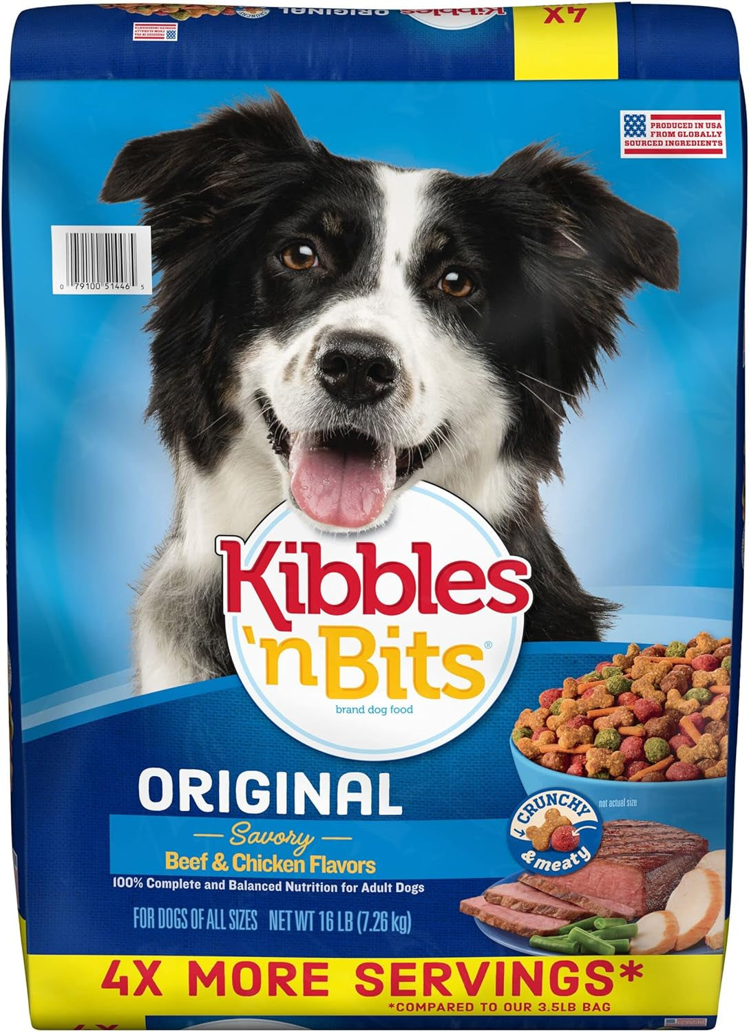 Kibbles 'N Bits Original Savory Beef & Chicken Flavors Dry Dog Food