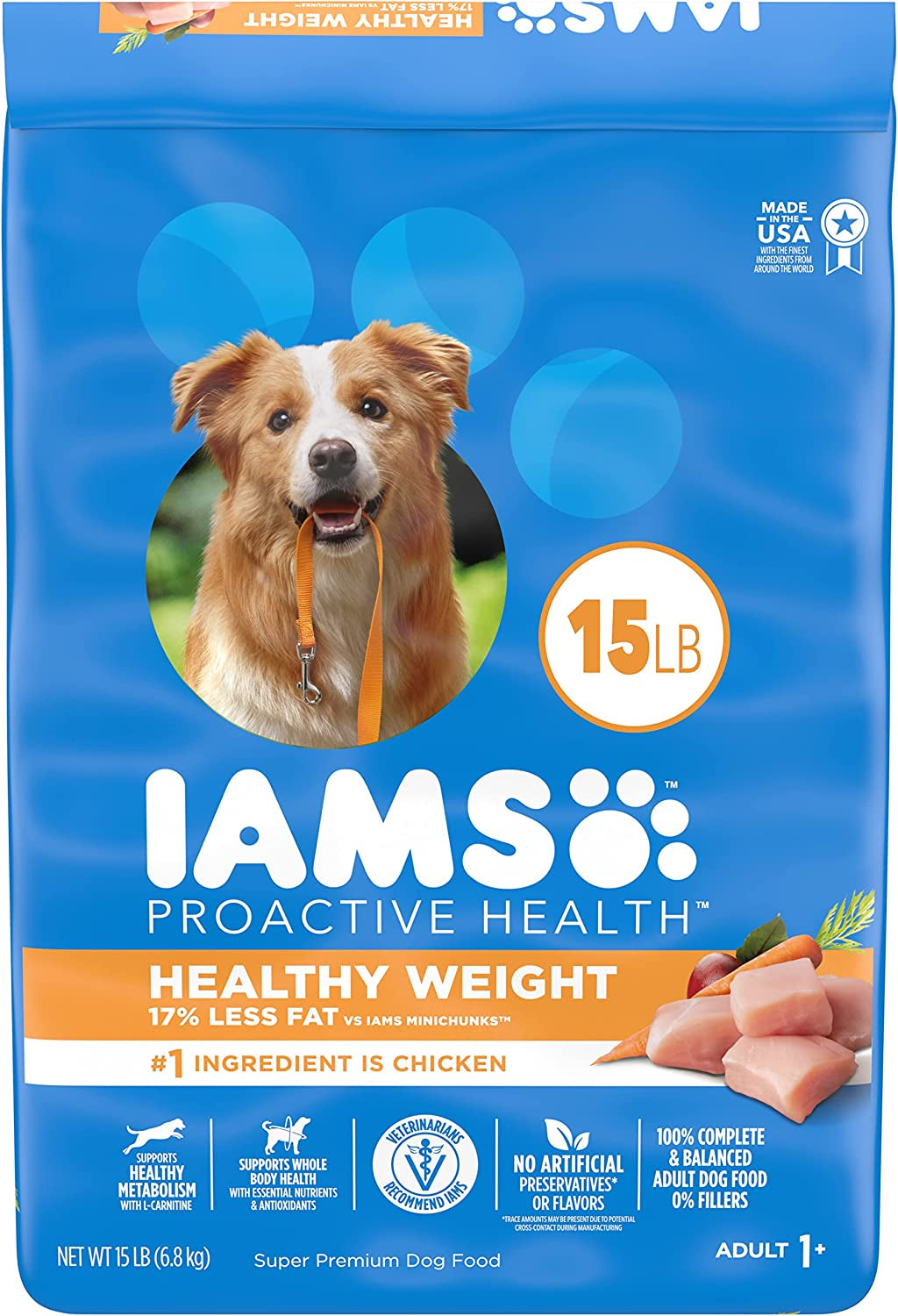 IAMS Proactive Health Healthy Weight Control Adult Dry Dog Food with Real Chicken